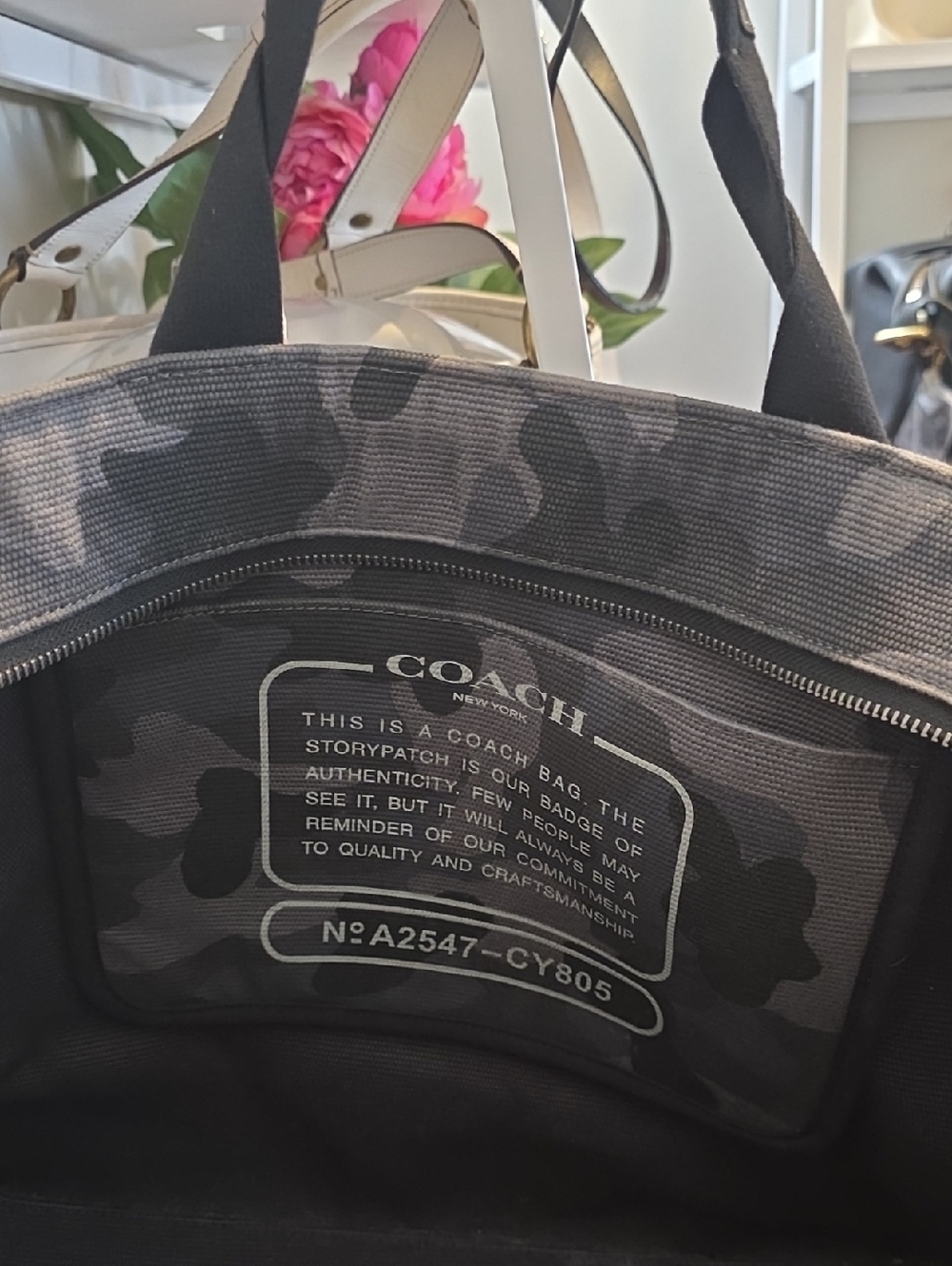 Coach CAMO 38 CANVAS AND LEATHER - Picture 4 of 9